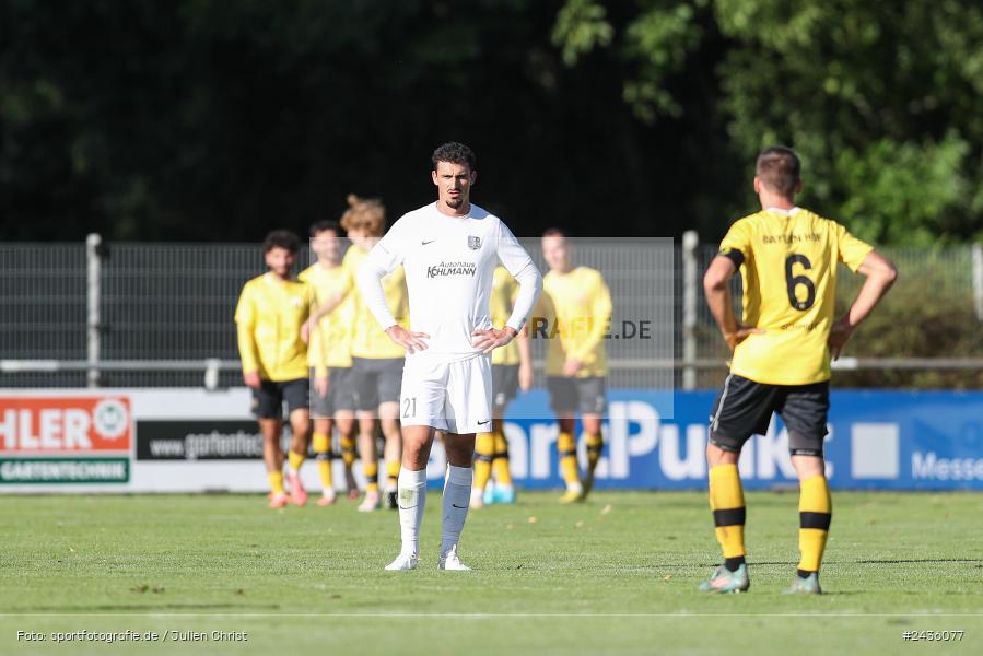Fundamentum Sportpark, Karlburg, 14.09.2024, sport, action, BFV, Fussball, 11. Spieltag, Bayernliga Nord, HOF, TSV, SpVgg Bayern Hof, TSV Karlburg - Bild-ID: 2436077
