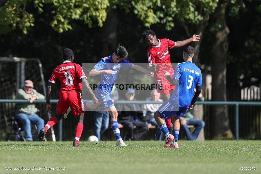 Sportgelände, Karsbach, 15.09.2024, sport, action, BFV, Fussball, 9. Spieltag, Kreisklasse Würzburg Gr. 3, TSV, FCK, TSV Lohr II, SG1 FC Karsbach - Bild-ID: 2436398