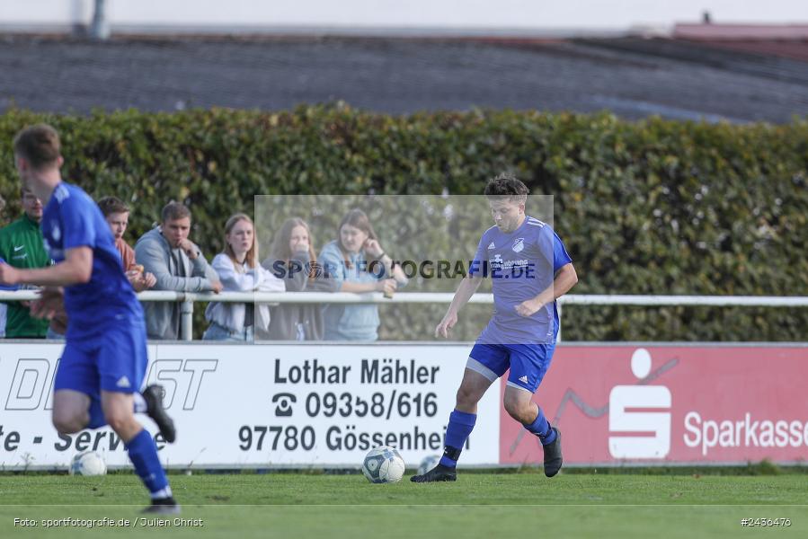 Sportgelände, Gössenheim, 15.09.2024, sport, action, BFV, Fussball, 9. Spieltag, Kreisklasse Würzburg Gr. 3, FVB, FCG, FV Bachgrund, FC Gössenheim - Bild-ID: 2436476