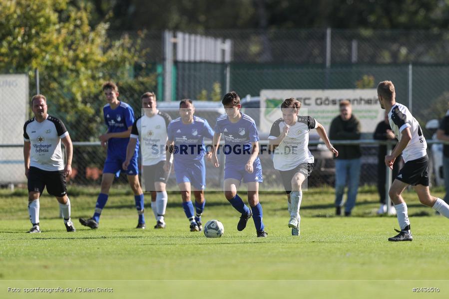 Sportgelände, Gössenheim, 15.09.2024, sport, action, BFV, Fussball, 9. Spieltag, Kreisklasse Würzburg Gr. 3, FVB, FCG, FV Bachgrund, FC Gössenheim - Bild-ID: 2436516