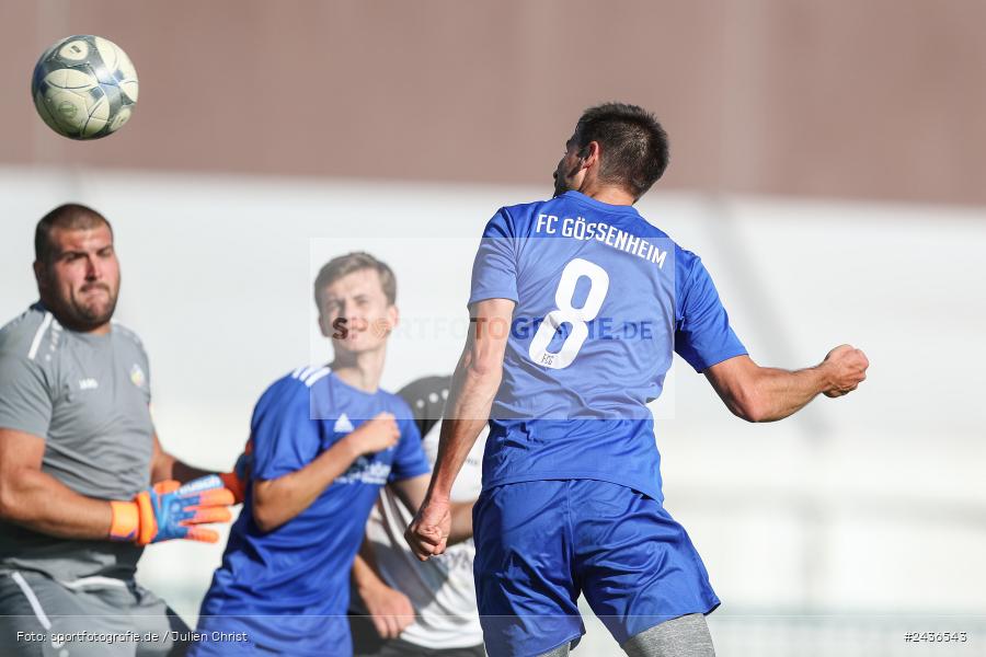 Sportgelände, Gössenheim, 15.09.2024, sport, action, BFV, Fussball, 9. Spieltag, Kreisklasse Würzburg Gr. 3, FVB, FCG, FV Bachgrund, FC Gössenheim - Bild-ID: 2436543