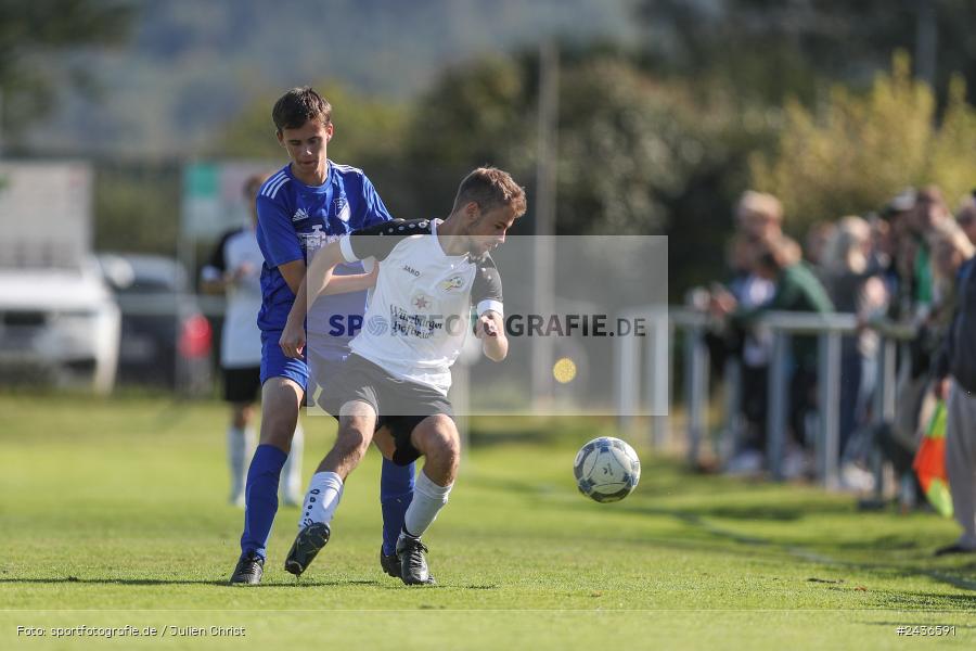 Sportgelände, Gössenheim, 15.09.2024, sport, action, BFV, Fussball, 9. Spieltag, Kreisklasse Würzburg Gr. 3, FVB, FCG, FV Bachgrund, FC Gössenheim - Bild-ID: 2436591