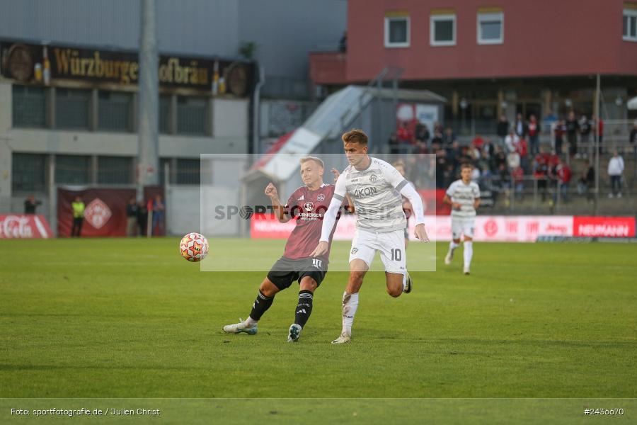 AKON Arena, Würzburg, 17.09.2024, sport, action, BFV, Fussball, 5. Spieltag, Regionalliga Bayern, FCN, FWK, 1. FC Nürnberg II, FC Würzburger Kickers - Bild-ID: 2436670 AKON Arena, Würzburg, 17.09.2024, sport, action, BFV, Fussball, 5. Spieltag, Regionalliga Bayern, FCN, FWK, 1. FC Nürnberg II, FC Würzburger Kickers - Bild-ID: 2436670
