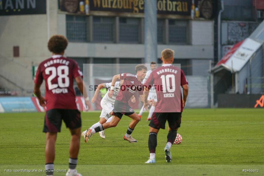 AKON Arena, Würzburg, 17.09.2024, sport, action, BFV, Fussball, 5. Spieltag, Regionalliga Bayern, FCN, FWK, 1. FC Nürnberg II, FC Würzburger Kickers - Bild-ID: 2436672 AKON Arena, Würzburg, 17.09.2024, sport, action, BFV, Fussball, 5. Spieltag, Regionalliga Bayern, FCN, FWK, 1. FC Nürnberg II, FC Würzburger Kickers - Bild-ID: 2436672