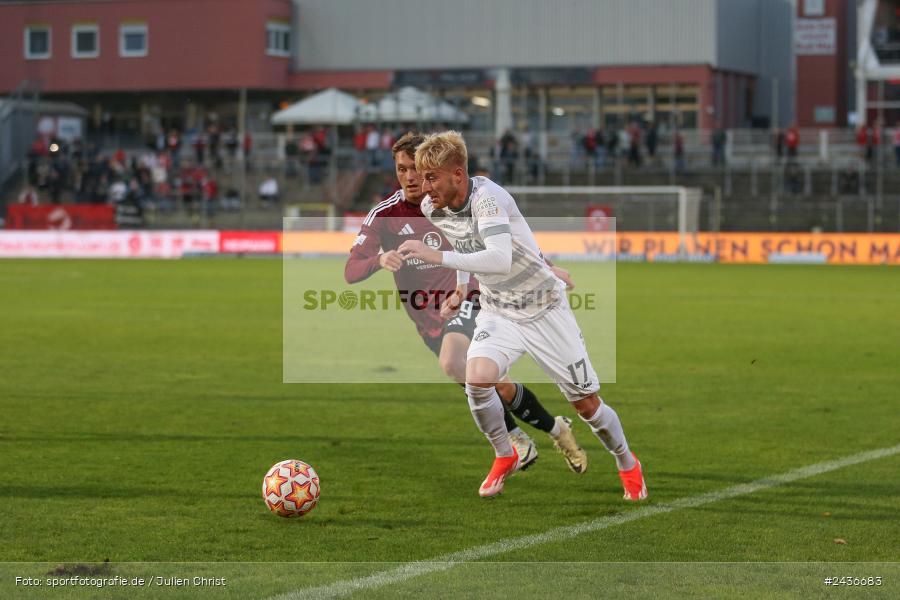 AKON Arena, Würzburg, 17.09.2024, sport, action, BFV, Fussball, 5. Spieltag, Regionalliga Bayern, FCN, FWK, 1. FC Nürnberg II, FC Würzburger Kickers - Bild-ID: 2436683