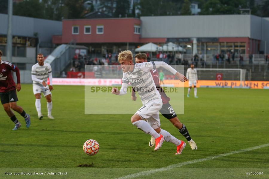 AKON Arena, Würzburg, 17.09.2024, sport, action, BFV, Fussball, 5. Spieltag, Regionalliga Bayern, FCN, FWK, 1. FC Nürnberg II, FC Würzburger Kickers - Bild-ID: 2436684