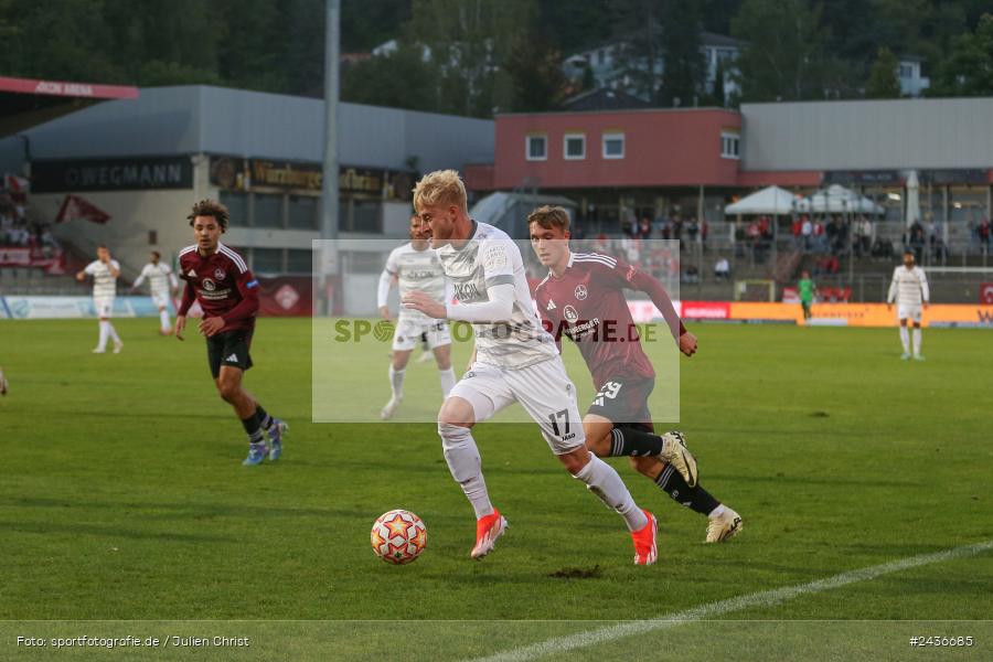 AKON Arena, Würzburg, 17.09.2024, sport, action, BFV, Fussball, 5. Spieltag, Regionalliga Bayern, FCN, FWK, 1. FC Nürnberg II, FC Würzburger Kickers - Bild-ID: 2436685