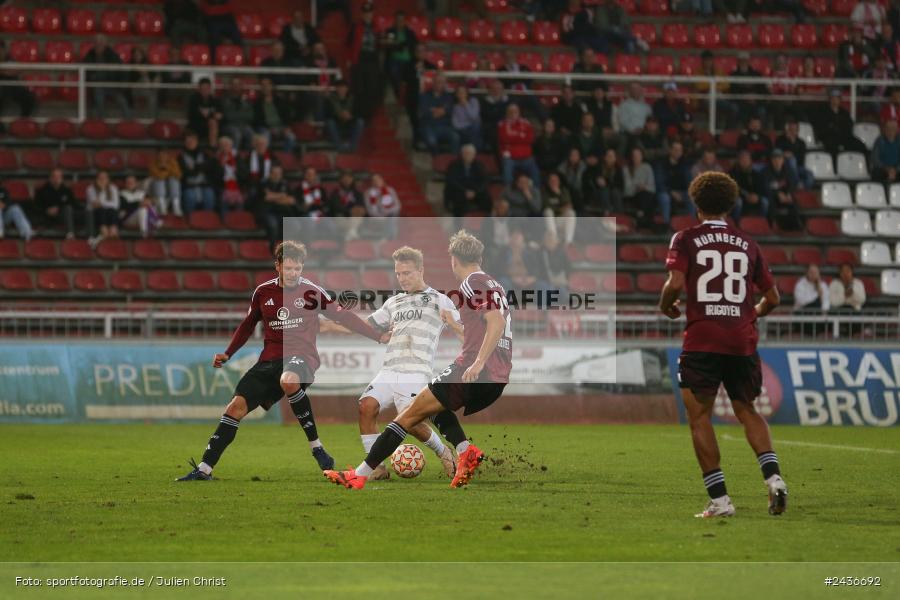 AKON Arena, Würzburg, 17.09.2024, sport, action, BFV, Fussball, 5. Spieltag, Regionalliga Bayern, FCN, FWK, 1. FC Nürnberg II, FC Würzburger Kickers - Bild-ID: 2436692