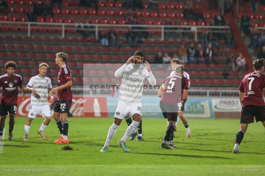 AKON Arena, Würzburg, 17.09.2024, sport, action, BFV, Fussball, 5. Spieltag, Regionalliga Bayern, FCN, FWK, 1. FC Nürnberg II, FC Würzburger Kickers - Bild-ID: 2436697