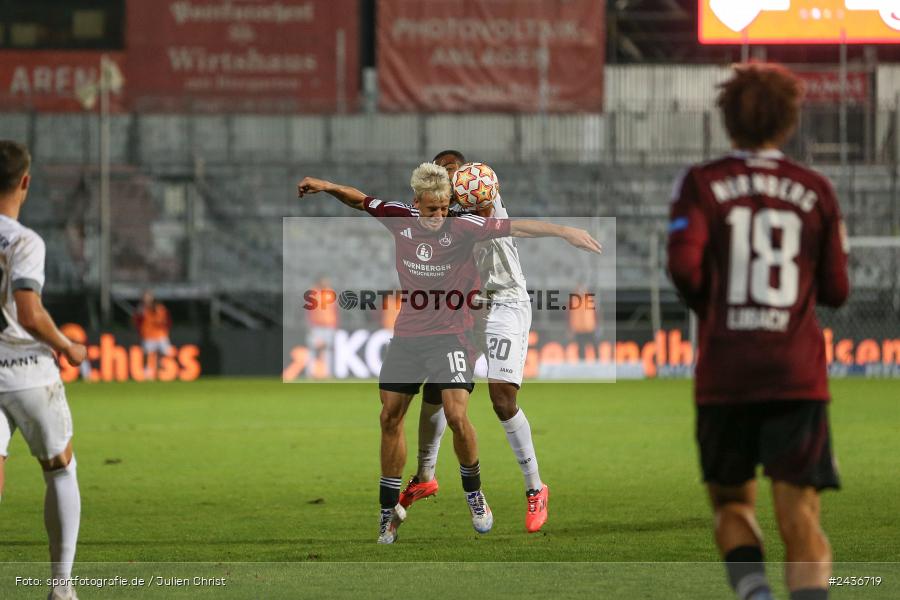 AKON Arena, Würzburg, 17.09.2024, sport, action, BFV, Fussball, 5. Spieltag, Regionalliga Bayern, FCN, FWK, 1. FC Nürnberg II, FC Würzburger Kickers - Bild-ID: 2436719 AKON Arena, Würzburg, 17.09.2024, sport, action, BFV, Fussball, 5. Spieltag, Regionalliga Bayern, FCN, FWK, 1. FC Nürnberg II, FC Würzburger Kickers - Bild-ID: 2436719