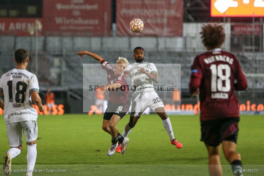 AKON Arena, Würzburg, 17.09.2024, sport, action, BFV, Fussball, 5. Spieltag, Regionalliga Bayern, FCN, FWK, 1. FC Nürnberg II, FC Würzburger Kickers - Bild-ID: 2436721 AKON Arena, Würzburg, 17.09.2024, sport, action, BFV, Fussball, 5. Spieltag, Regionalliga Bayern, FCN, FWK, 1. FC Nürnberg II, FC Würzburger Kickers - Bild-ID: 2436721