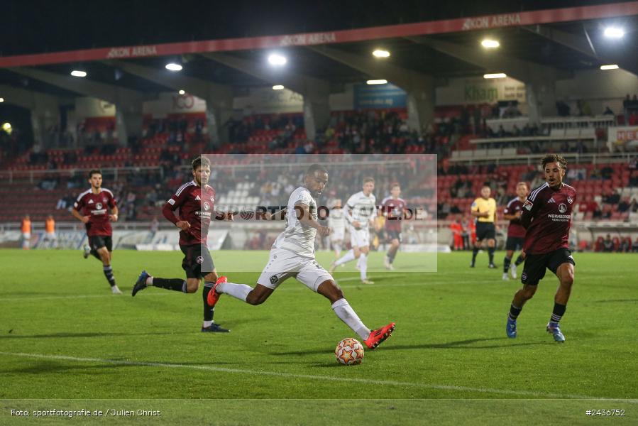 AKON Arena, Würzburg, 17.09.2024, sport, action, BFV, Fussball, 5. Spieltag, Regionalliga Bayern, FCN, FWK, 1. FC Nürnberg II, FC Würzburger Kickers - Bild-ID: 2436752 AKON Arena, Würzburg, 17.09.2024, sport, action, BFV, Fussball, 5. Spieltag, Regionalliga Bayern, FCN, FWK, 1. FC Nürnberg II, FC Würzburger Kickers - Bild-ID: 2436752
