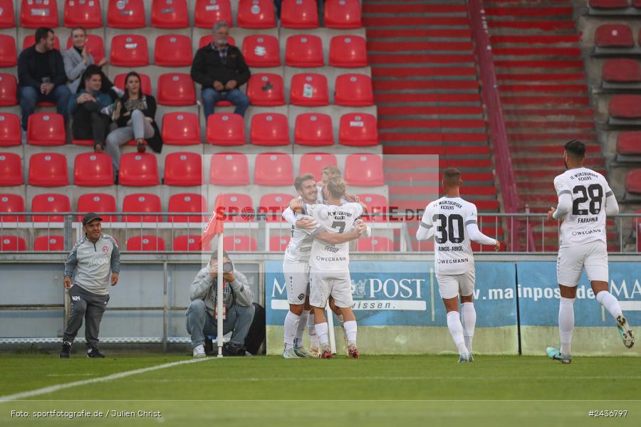 AKON Arena, Würzburg, 17.09.2024, sport, action, BFV, Fussball, 5. Spieltag, Regionalliga Bayern, FCN, FWK, 1. FC Nürnberg II, FC Würzburger Kickers - Bild-ID: 2436797