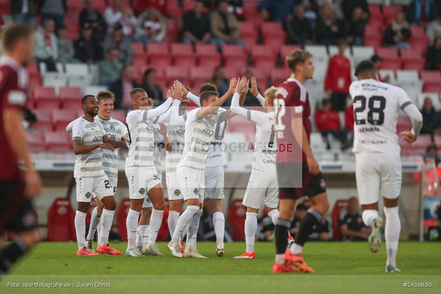 AKON Arena, Würzburg, 17.09.2024, sport, action, BFV, Fussball, 5. Spieltag, Regionalliga Bayern, FCN, FWK, 1. FC Nürnberg II, FC Würzburger Kickers - Bild-ID: 2436830 AKON Arena, Würzburg, 17.09.2024, sport, action, BFV, Fussball, 5. Spieltag, Regionalliga Bayern, FCN, FWK, 1. FC Nürnberg II, FC Würzburger Kickers - Bild-ID: 2436830