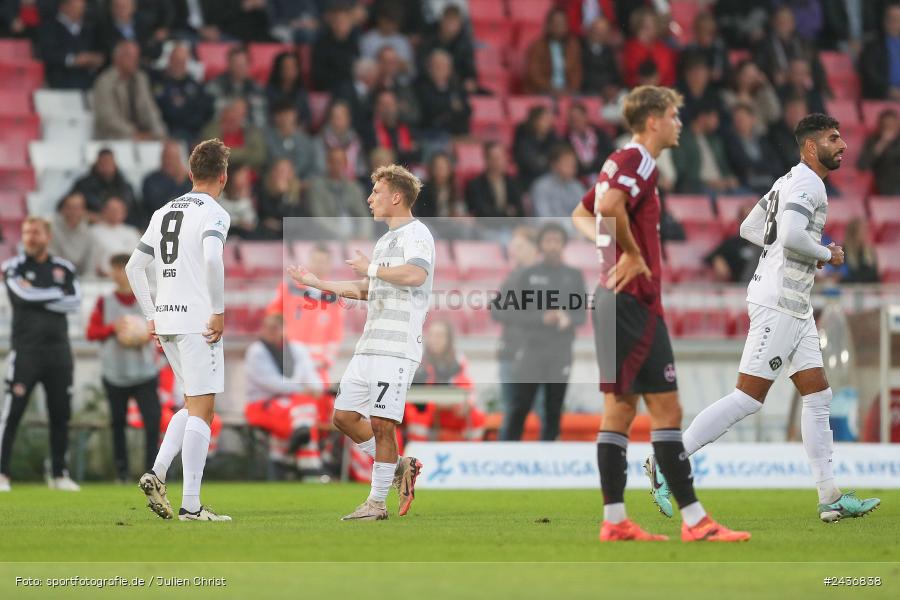 AKON Arena, Würzburg, 17.09.2024, sport, action, BFV, Fussball, 5. Spieltag, Regionalliga Bayern, FCN, FWK, 1. FC Nürnberg II, FC Würzburger Kickers - Bild-ID: 2436838 AKON Arena, Würzburg, 17.09.2024, sport, action, BFV, Fussball, 5. Spieltag, Regionalliga Bayern, FCN, FWK, 1. FC Nürnberg II, FC Würzburger Kickers - Bild-ID: 2436838