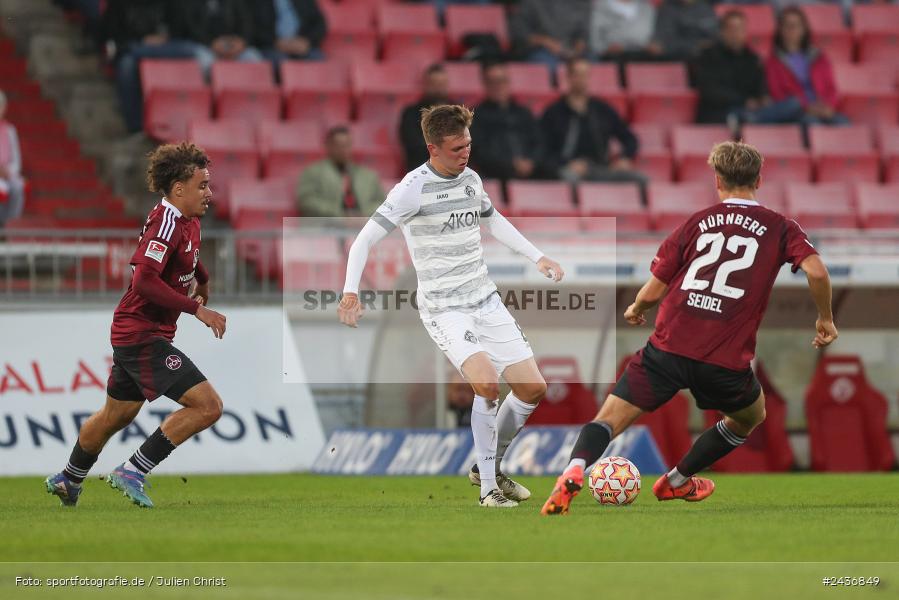 AKON Arena, Würzburg, 17.09.2024, sport, action, BFV, Fussball, 5. Spieltag, Regionalliga Bayern, FCN, FWK, 1. FC Nürnberg II, FC Würzburger Kickers - Bild-ID: 2436849 AKON Arena, Würzburg, 17.09.2024, sport, action, BFV, Fussball, 5. Spieltag, Regionalliga Bayern, FCN, FWK, 1. FC Nürnberg II, FC Würzburger Kickers - Bild-ID: 2436849