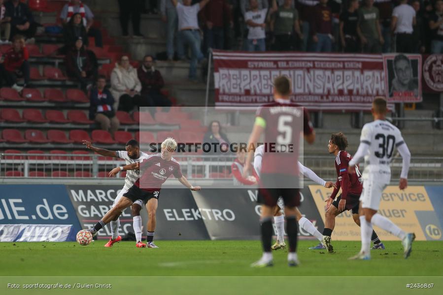 AKON Arena, Würzburg, 17.09.2024, sport, action, BFV, Fussball, 5. Spieltag, Regionalliga Bayern, FCN, FWK, 1. FC Nürnberg II, FC Würzburger Kickers - Bild-ID: 2436867 AKON Arena, Würzburg, 17.09.2024, sport, action, BFV, Fussball, 5. Spieltag, Regionalliga Bayern, FCN, FWK, 1. FC Nürnberg II, FC Würzburger Kickers - Bild-ID: 2436867