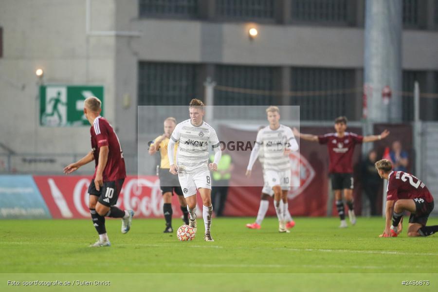 AKON Arena, Würzburg, 17.09.2024, sport, action, BFV, Fussball, 5. Spieltag, Regionalliga Bayern, FCN, FWK, 1. FC Nürnberg II, FC Würzburger Kickers - Bild-ID: 2436873 AKON Arena, Würzburg, 17.09.2024, sport, action, BFV, Fussball, 5. Spieltag, Regionalliga Bayern, FCN, FWK, 1. FC Nürnberg II, FC Würzburger Kickers - Bild-ID: 2436873