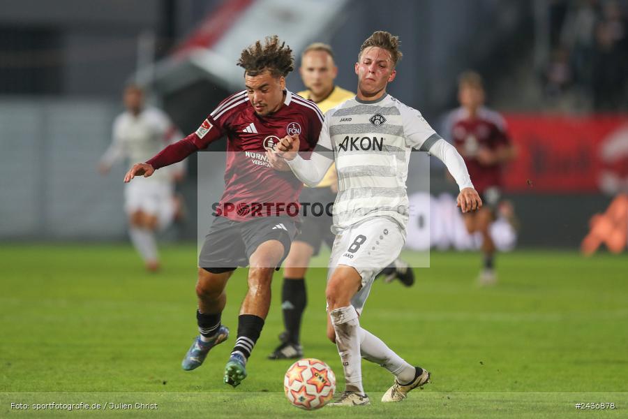 AKON Arena, Würzburg, 17.09.2024, sport, action, BFV, Fussball, 5. Spieltag, Regionalliga Bayern, FCN, FWK, 1. FC Nürnberg II, FC Würzburger Kickers - Bild-ID: 2436878