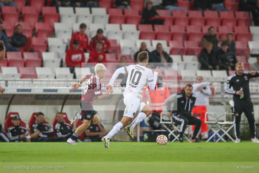 AKON Arena, Würzburg, 17.09.2024, sport, action, BFV, Fussball, 5. Spieltag, Regionalliga Bayern, FCN, FWK, 1. FC Nürnberg II, FC Würzburger Kickers - Bild-ID: 2436890