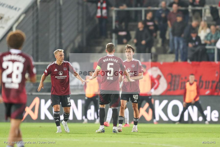 AKON Arena, Würzburg, 17.09.2024, sport, action, BFV, Fussball, 5. Spieltag, Regionalliga Bayern, FCN, FWK, 1. FC Nürnberg II, FC Würzburger Kickers - Bild-ID: 2436913 AKON Arena, Würzburg, 17.09.2024, sport, action, BFV, Fussball, 5. Spieltag, Regionalliga Bayern, FCN, FWK, 1. FC Nürnberg II, FC Würzburger Kickers - Bild-ID: 2436913