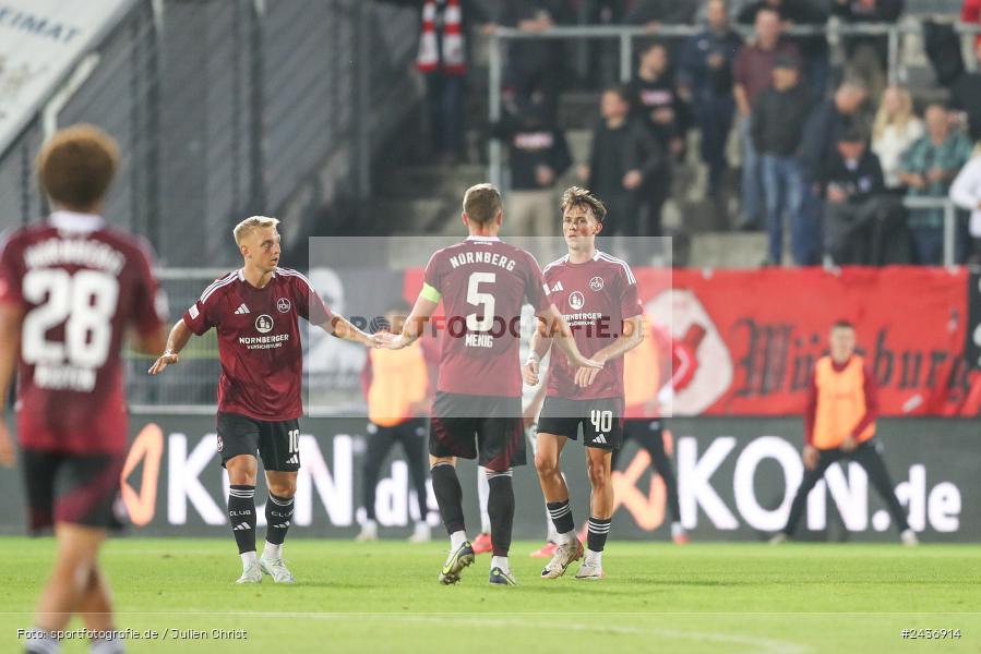 AKON Arena, Würzburg, 17.09.2024, sport, action, BFV, Fussball, 5. Spieltag, Regionalliga Bayern, FCN, FWK, 1. FC Nürnberg II, FC Würzburger Kickers - Bild-ID: 2436914 AKON Arena, Würzburg, 17.09.2024, sport, action, BFV, Fussball, 5. Spieltag, Regionalliga Bayern, FCN, FWK, 1. FC Nürnberg II, FC Würzburger Kickers - Bild-ID: 2436914