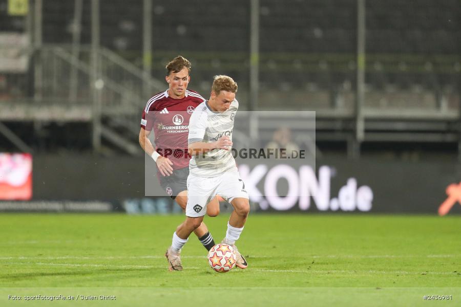 AKON Arena, Würzburg, 17.09.2024, sport, action, BFV, Fussball, 5. Spieltag, Regionalliga Bayern, FCN, FWK, 1. FC Nürnberg II, FC Würzburger Kickers - Bild-ID: 2436981