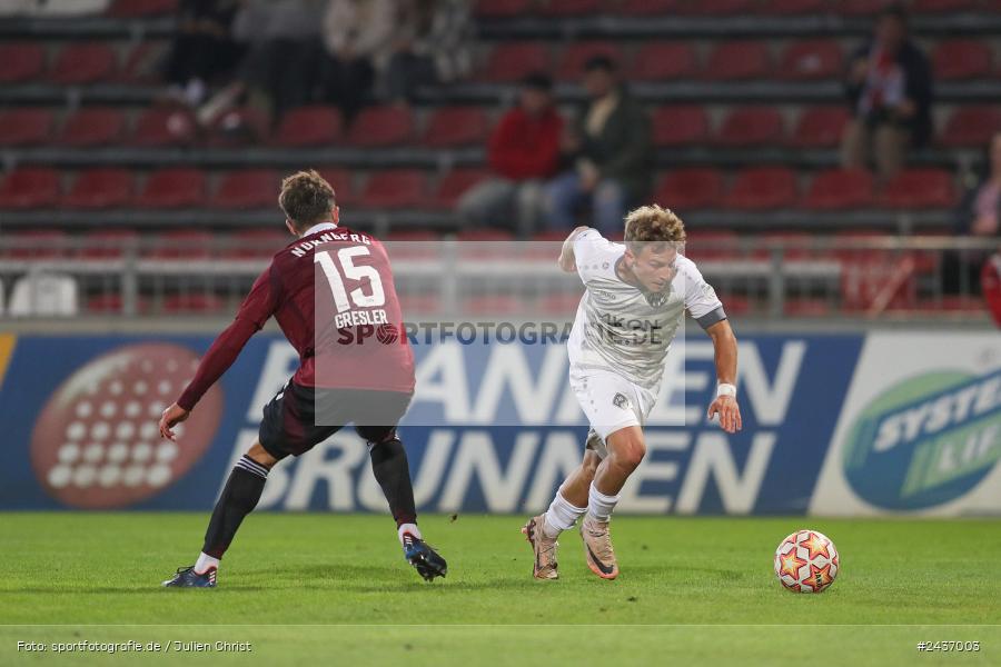 AKON Arena, Würzburg, 17.09.2024, sport, action, BFV, Fussball, 5. Spieltag, Regionalliga Bayern, FCN, FWK, 1. FC Nürnberg II, FC Würzburger Kickers - Bild-ID: 2437003 AKON Arena, Würzburg, 17.09.2024, sport, action, BFV, Fussball, 5. Spieltag, Regionalliga Bayern, FCN, FWK, 1. FC Nürnberg II, FC Würzburger Kickers - Bild-ID: 2437003