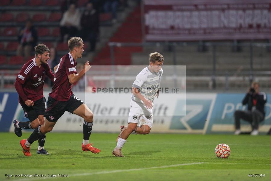 AKON Arena, Würzburg, 17.09.2024, sport, action, BFV, Fussball, 5. Spieltag, Regionalliga Bayern, FCN, FWK, 1. FC Nürnberg II, FC Würzburger Kickers - Bild-ID: 2437004 AKON Arena, Würzburg, 17.09.2024, sport, action, BFV, Fussball, 5. Spieltag, Regionalliga Bayern, FCN, FWK, 1. FC Nürnberg II, FC Würzburger Kickers - Bild-ID: 2437004