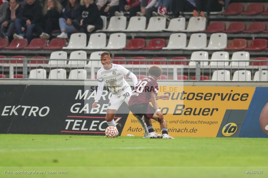 AKON Arena, Würzburg, 17.09.2024, sport, action, BFV, Fussball, 5. Spieltag, Regionalliga Bayern, FCN, FWK, 1. FC Nürnberg II, FC Würzburger Kickers - Bild-ID: 2437037