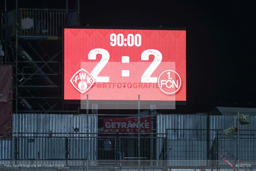 AKON Arena, Würzburg, 17.09.2024, sport, action, BFV, Fussball, 5. Spieltag, Regionalliga Bayern, FCN, FWK, 1. FC Nürnberg II, FC Würzburger Kickers - Bild-ID: 2437129 AKON Arena, Würzburg, 17.09.2024, sport, action, BFV, Fussball, 5. Spieltag, Regionalliga Bayern, FCN, FWK, 1. FC Nürnberg II, FC Würzburger Kickers - Bild-ID: 2437129