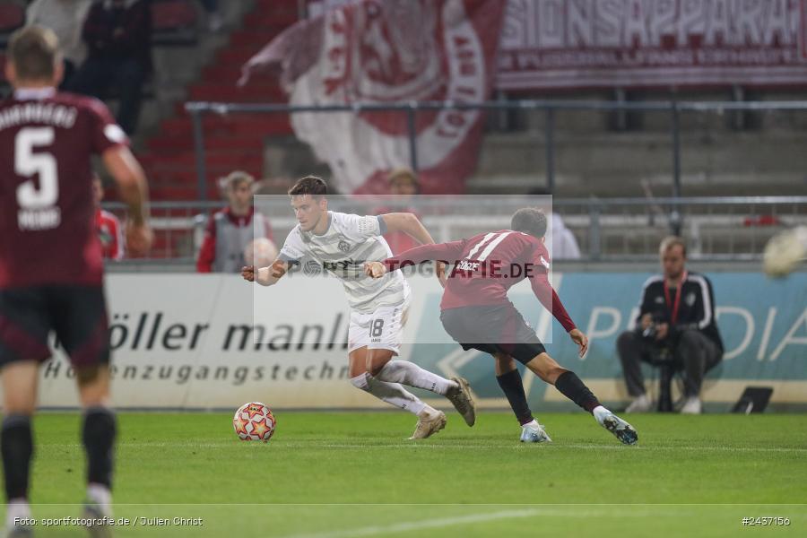 AKON Arena, Würzburg, 17.09.2024, sport, action, BFV, Fussball, 5. Spieltag, Regionalliga Bayern, FCN, FWK, 1. FC Nürnberg II, FC Würzburger Kickers - Bild-ID: 2437156 AKON Arena, Würzburg, 17.09.2024, sport, action, BFV, Fussball, 5. Spieltag, Regionalliga Bayern, FCN, FWK, 1. FC Nürnberg II, FC Würzburger Kickers - Bild-ID: 2437156