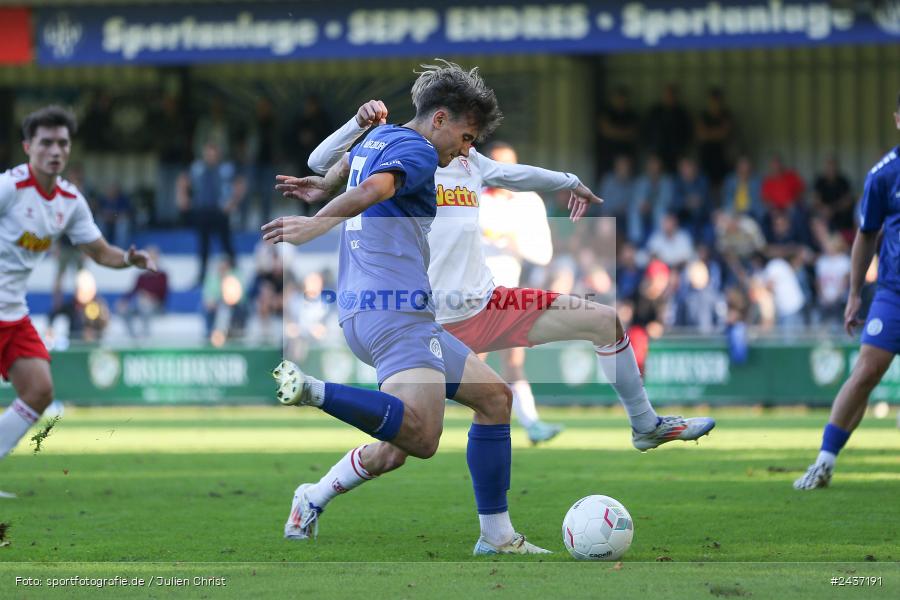 Sepp-Endres-Sportanlage, Würzburg, 18.09.2024, sport, action, BFV, Fussball, 4. Spieltag, Nachholspieltag, Bayernliga Nord, SSV, WFV, SSV Jahn Regensburg II (U21), Würzburger FV 04 - Bild-ID: 2437191