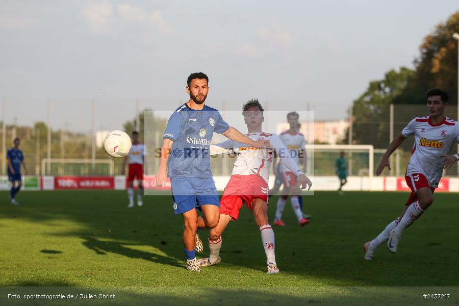 Sepp-Endres-Sportanlage, Würzburg, 18.09.2024, sport, action, BFV, Fussball, 4. Spieltag, Nachholspieltag, Bayernliga Nord, SSV, WFV, SSV Jahn Regensburg II (U21), Würzburger FV 04 - Bild-ID: 2437217