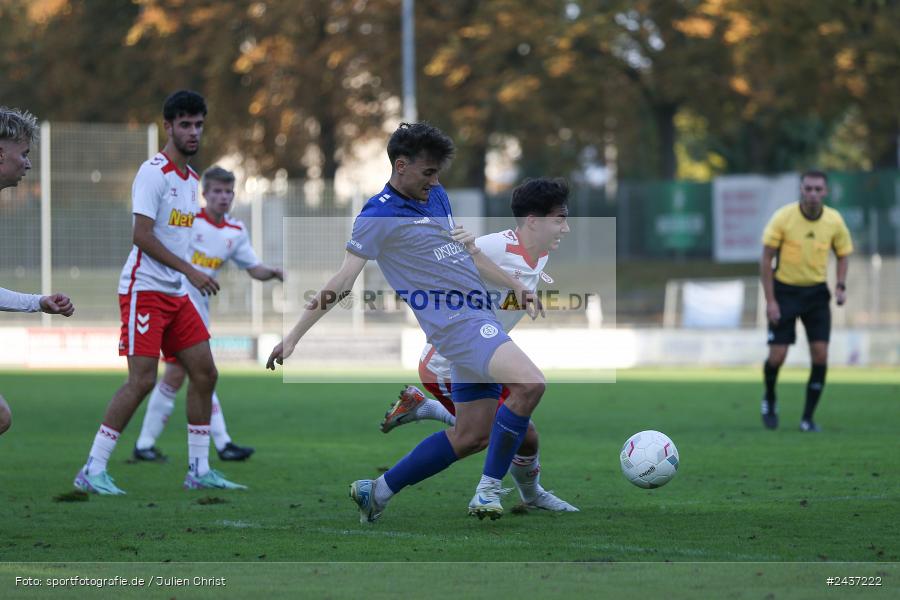 Sepp-Endres-Sportanlage, Würzburg, 18.09.2024, sport, action, BFV, Fussball, 4. Spieltag, Nachholspieltag, Bayernliga Nord, SSV, WFV, SSV Jahn Regensburg II (U21), Würzburger FV 04 - Bild-ID: 2437222