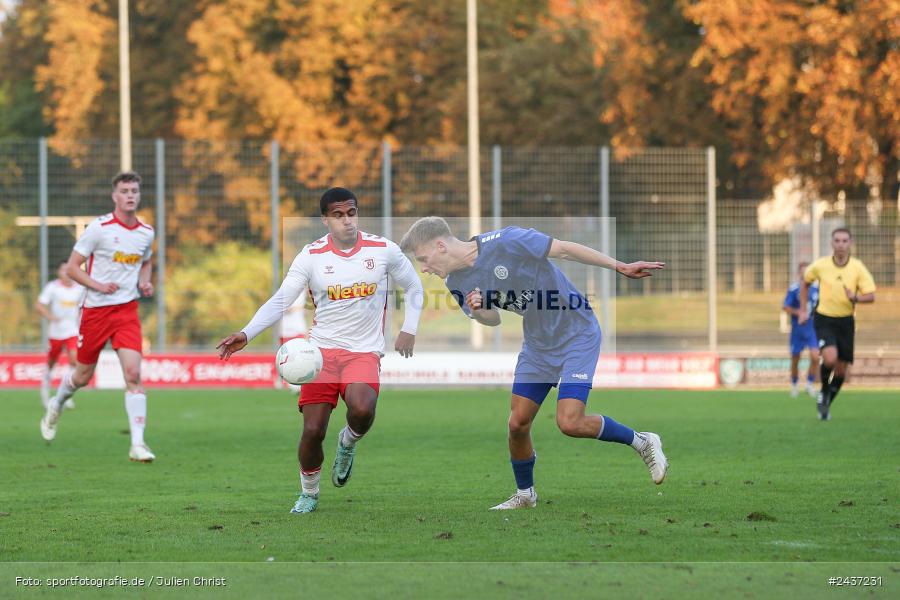 Sepp-Endres-Sportanlage, Würzburg, 18.09.2024, sport, action, BFV, Fussball, 4. Spieltag, Nachholspieltag, Bayernliga Nord, SSV, WFV, SSV Jahn Regensburg II (U21), Würzburger FV 04 - Bild-ID: 2437231