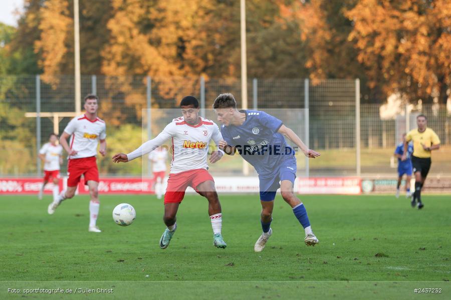 Sepp-Endres-Sportanlage, Würzburg, 18.09.2024, sport, action, BFV, Fussball, 4. Spieltag, Nachholspieltag, Bayernliga Nord, SSV, WFV, SSV Jahn Regensburg II (U21), Würzburger FV 04 - Bild-ID: 2437232