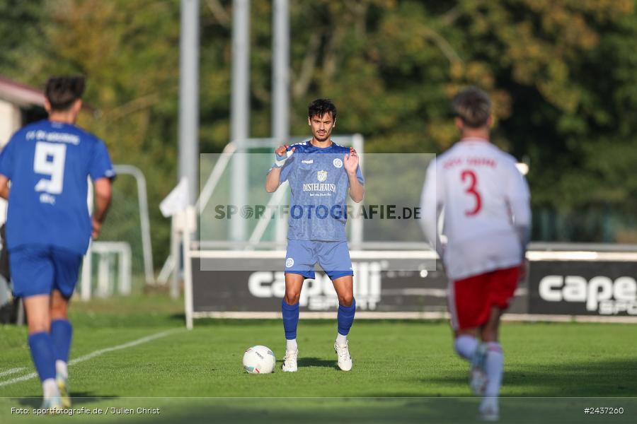Sepp-Endres-Sportanlage, Würzburg, 18.09.2024, sport, action, BFV, Fussball, 4. Spieltag, Nachholspieltag, Bayernliga Nord, SSV, WFV, SSV Jahn Regensburg II (U21), Würzburger FV 04 - Bild-ID: 2437260