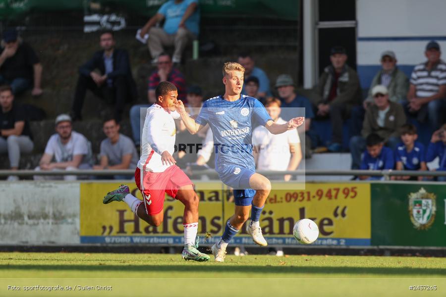 Sepp-Endres-Sportanlage, Würzburg, 18.09.2024, sport, action, BFV, Fussball, 4. Spieltag, Nachholspieltag, Bayernliga Nord, SSV, WFV, SSV Jahn Regensburg II (U21), Würzburger FV 04 - Bild-ID: 2437263