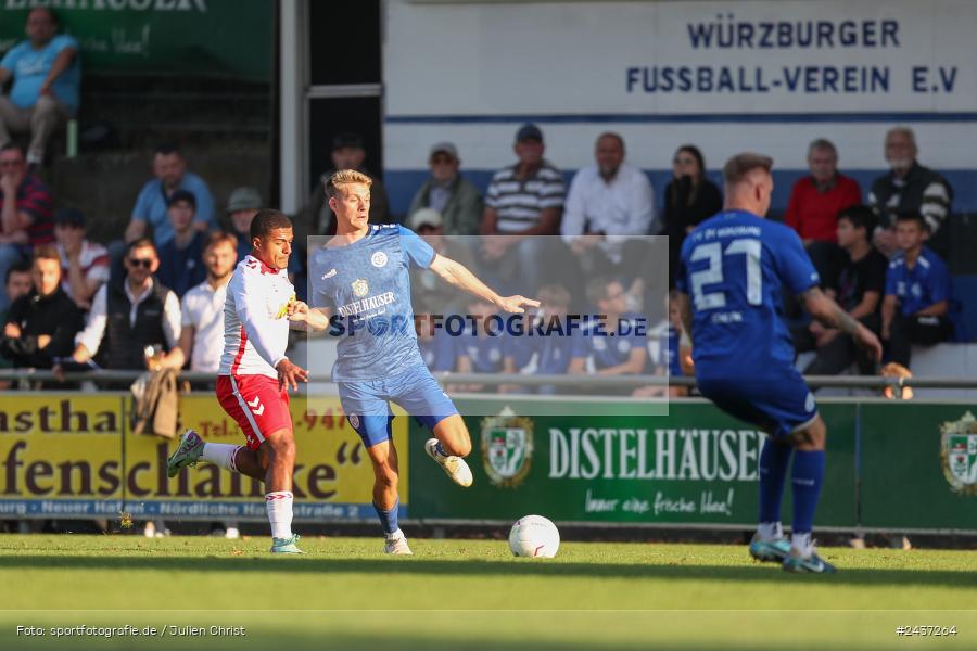 Sepp-Endres-Sportanlage, Würzburg, 18.09.2024, sport, action, BFV, Fussball, 4. Spieltag, Nachholspieltag, Bayernliga Nord, SSV, WFV, SSV Jahn Regensburg II (U21), Würzburger FV 04 - Bild-ID: 2437264