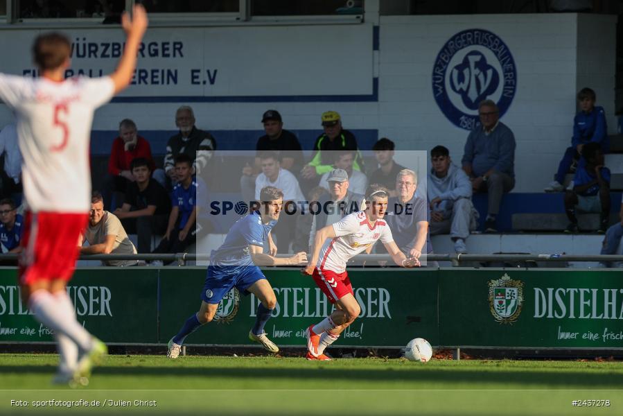Sepp-Endres-Sportanlage, Würzburg, 18.09.2024, sport, action, BFV, Fussball, 4. Spieltag, Nachholspieltag, Bayernliga Nord, SSV, WFV, SSV Jahn Regensburg II (U21), Würzburger FV 04 - Bild-ID: 2437278