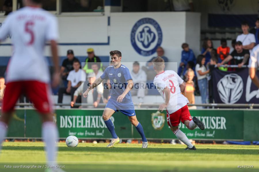 Sepp-Endres-Sportanlage, Würzburg, 18.09.2024, sport, action, BFV, Fussball, 4. Spieltag, Nachholspieltag, Bayernliga Nord, SSV, WFV, SSV Jahn Regensburg II (U21), Würzburger FV 04 - Bild-ID: 2437299