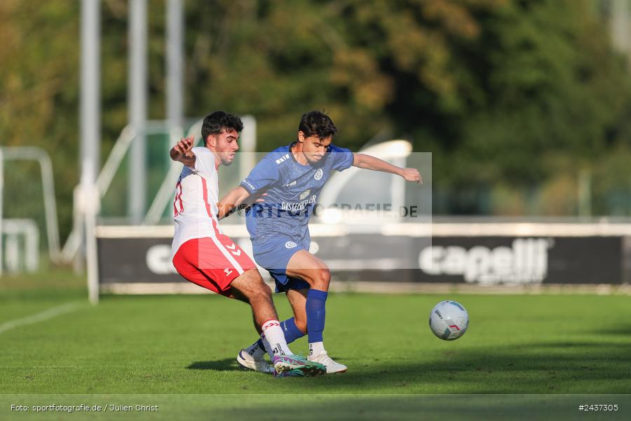 Sepp-Endres-Sportanlage, Würzburg, 18.09.2024, sport, action, BFV, Fussball, 4. Spieltag, Nachholspieltag, Bayernliga Nord, SSV, WFV, SSV Jahn Regensburg II (U21), Würzburger FV 04 - Bild-ID: 2437305