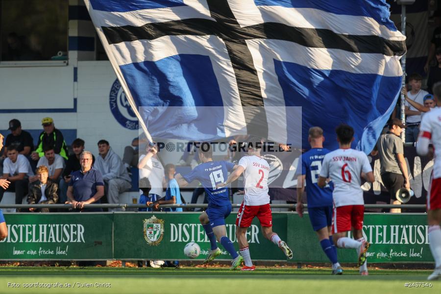 Sepp-Endres-Sportanlage, Würzburg, 18.09.2024, sport, action, BFV, Fussball, 4. Spieltag, Nachholspieltag, Bayernliga Nord, SSV, WFV, SSV Jahn Regensburg II (U21), Würzburger FV 04 - Bild-ID: 2437346