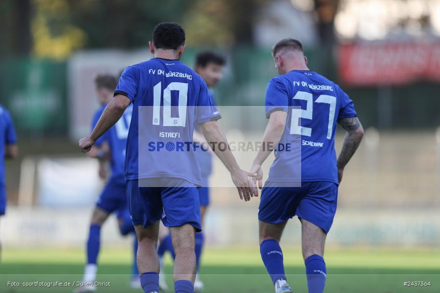 Sepp-Endres-Sportanlage, Würzburg, 18.09.2024, sport, action, BFV, Fussball, 4. Spieltag, Nachholspieltag, Bayernliga Nord, SSV, WFV, SSV Jahn Regensburg II (U21), Würzburger FV 04 - Bild-ID: 2437364
