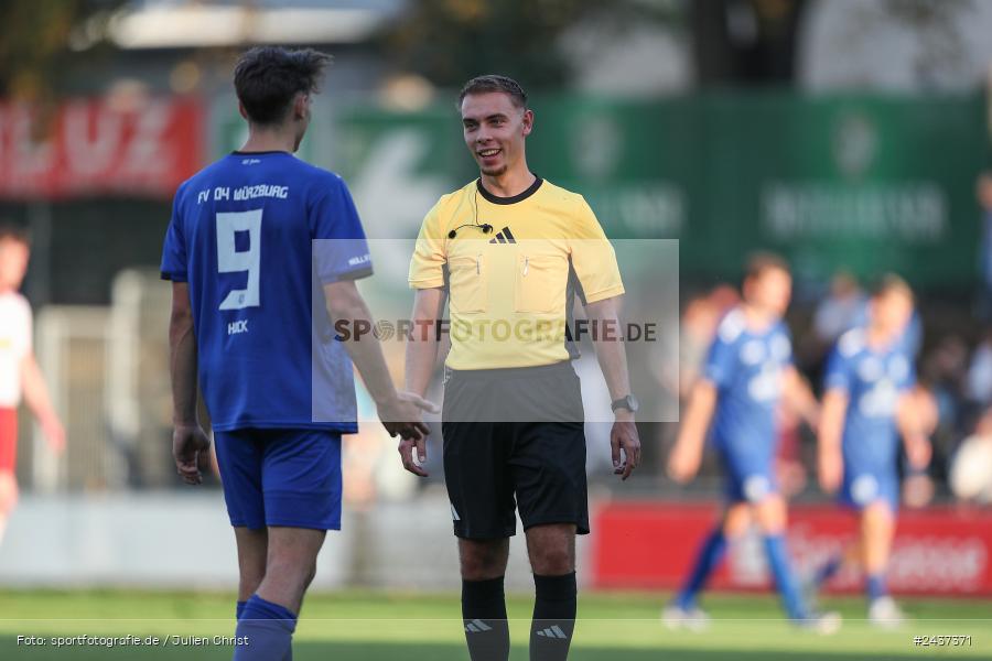 Sepp-Endres-Sportanlage, Würzburg, 18.09.2024, sport, action, BFV, Fussball, 4. Spieltag, Nachholspieltag, Bayernliga Nord, SSV, WFV, SSV Jahn Regensburg II (U21), Würzburger FV 04 - Bild-ID: 2437371