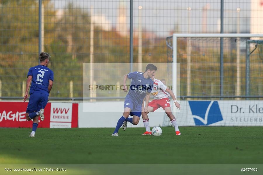 Sepp-Endres-Sportanlage, Würzburg, 18.09.2024, sport, action, BFV, Fussball, 4. Spieltag, Nachholspieltag, Bayernliga Nord, SSV, WFV, SSV Jahn Regensburg II (U21), Würzburger FV 04 - Bild-ID: 2437408