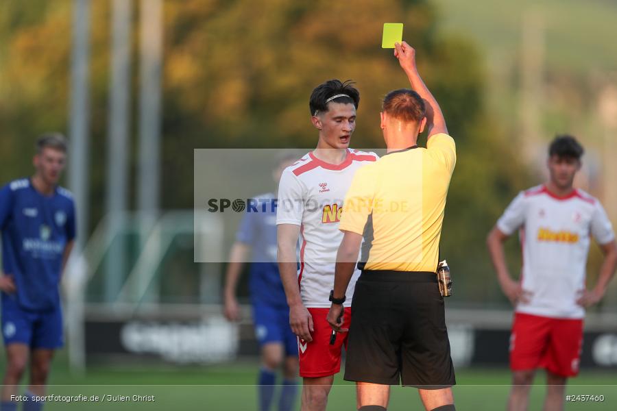 Sepp-Endres-Sportanlage, Würzburg, 18.09.2024, sport, action, BFV, Fussball, 4. Spieltag, Nachholspieltag, Bayernliga Nord, SSV, WFV, SSV Jahn Regensburg II (U21), Würzburger FV 04 - Bild-ID: 2437460