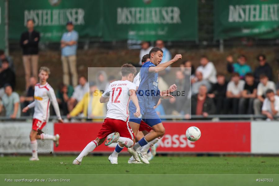 Sepp-Endres-Sportanlage, Würzburg, 18.09.2024, sport, action, BFV, Fussball, 4. Spieltag, Nachholspieltag, Bayernliga Nord, SSV, WFV, SSV Jahn Regensburg II (U21), Würzburger FV 04 - Bild-ID: 2437522