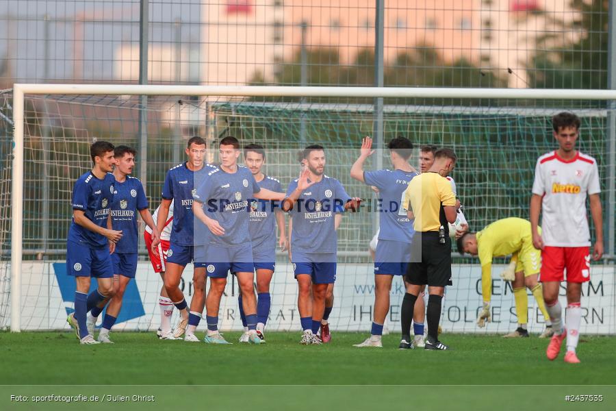 Sepp-Endres-Sportanlage, Würzburg, 18.09.2024, sport, action, BFV, Fussball, 4. Spieltag, Nachholspieltag, Bayernliga Nord, SSV, WFV, SSV Jahn Regensburg II (U21), Würzburger FV 04 - Bild-ID: 2437535
